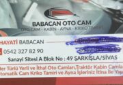 Babacan Oto Cam