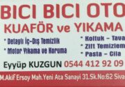 Bıcı Bıcı Oto Kuaför ve Yıkama