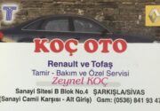 Koç Oto Renault ve Tofaş Tamir Bakım Servisi