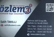 Özlem Otomatik Kapı Sistemleri